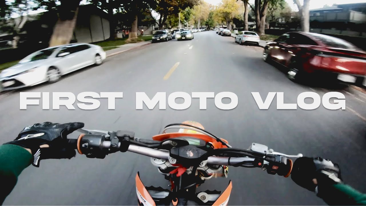 Riding my KTM 530 in the streets of California | Moto Vlog | POV