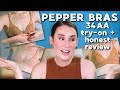 PEPPER BRAS for tiny chests | 34AA Unsponsored Review