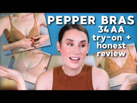 PEPPER BRAS for tiny chests  34AA Unsponsored Review 