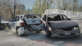 BeamNG Drive  Dangerous Driving and Accidents #11