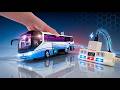 Unboxing 1/36 scales bus models Amazing led lights system.