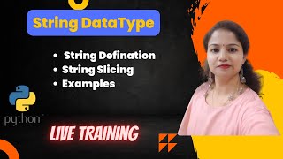 String Data type in Python | String Slicing | Examples | Indexing | Class 11 Python |Class 12 Python