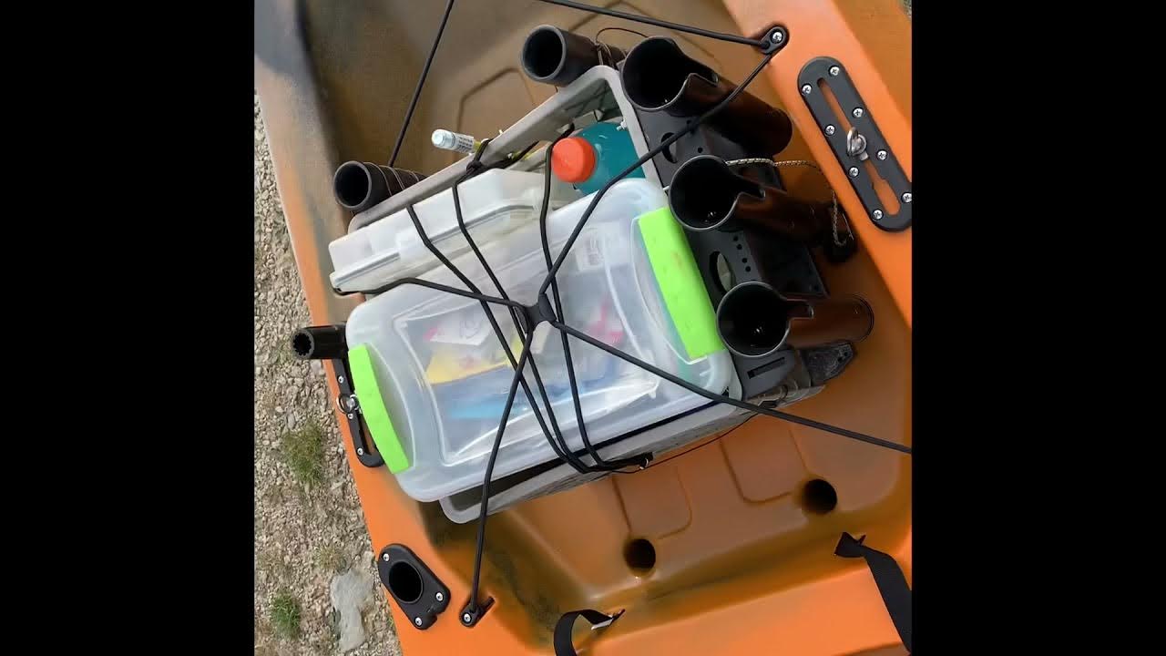 Kayak Fishing Milk crate DIY 