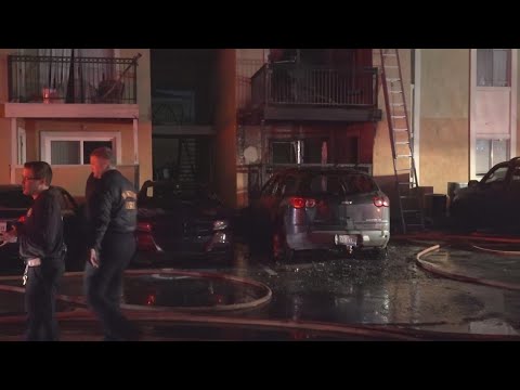 Arson investigation underway after cars catch fire at west Houston ...