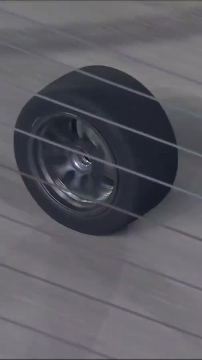 Runaway tire at Bristol 🛞