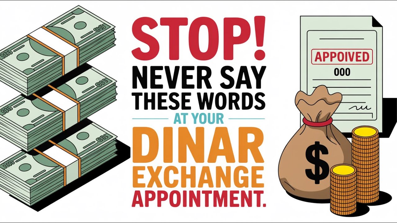 STOP! Never Say These Words at Your 2025 Dinar Exchange Appointment