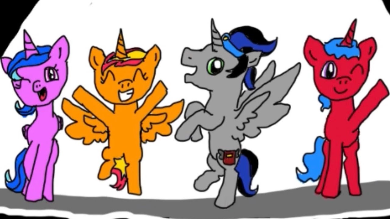 THE PONY HIP HOP with the QUADRIO! (My OCs)