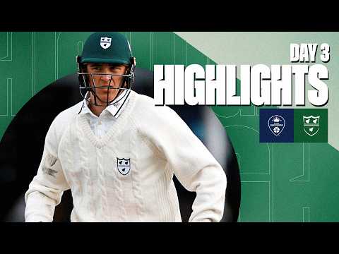 Pears endure tough third day with the bat | Derbyshire vs Worcestershire Highlights | Day Three