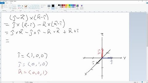 Find the vector, not with determinants, but by using properties of cross products. (j - k) ×(…