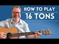 Sixteen Tons Guitar Lesson by Tennessee Ernie Ford