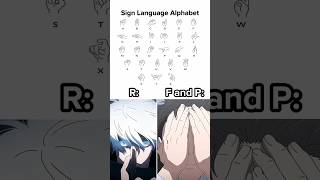 Sign Language Alphabet | Jujutsu Kaisen