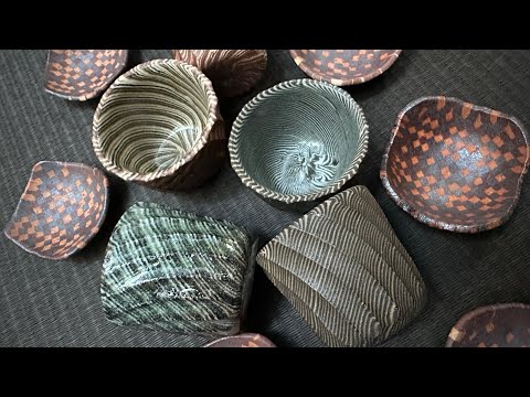 益子焼 千田義昭作 長皿2点 練上手 陶芸品 民藝 作家物 菓子LABO SAKURAI | 千田義昭 益子焼 この前の陶器市1番の 戦利