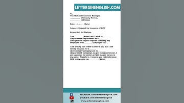 Request Letter for NOC for Applying Another Job