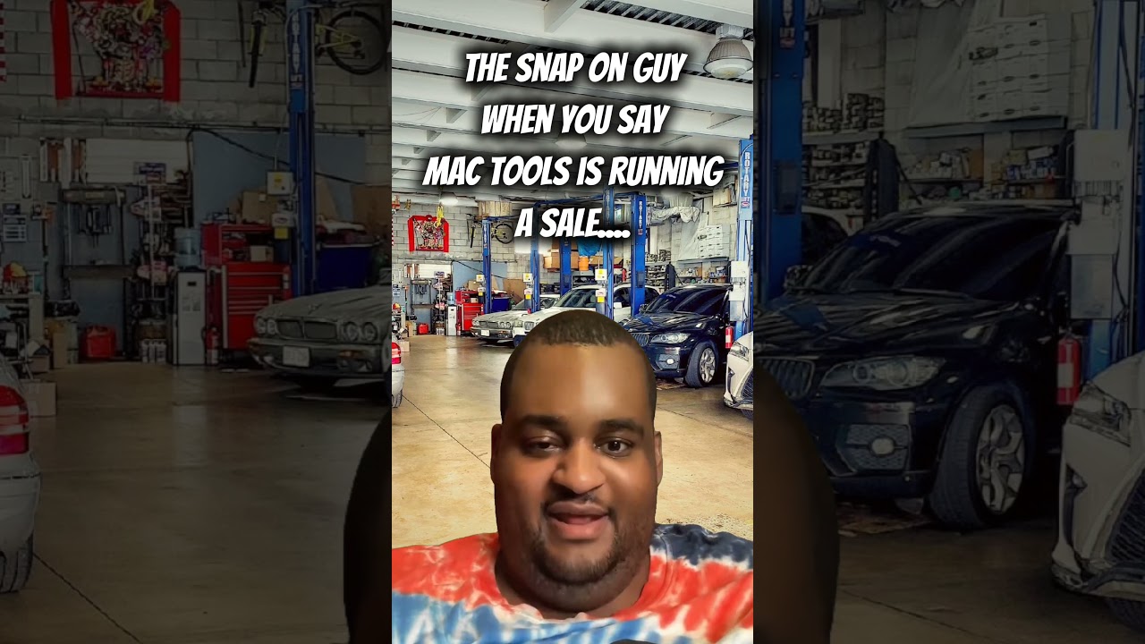 Snap-on Guy’s Reaction to a Mac Tools “Sale” Is Priceless!