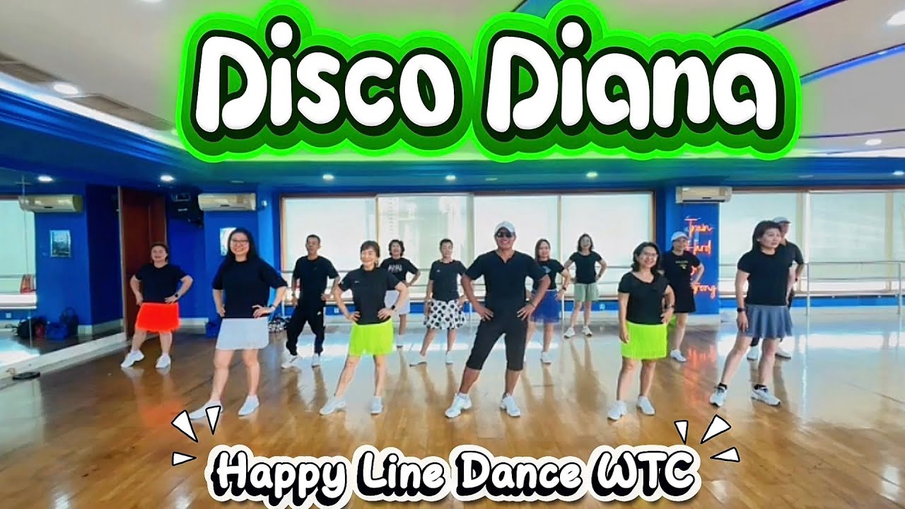 Disco Diana LINEDANCE| Heru Tian (INA) - November 2025| Improver| Happy Line Dance WTC@ Mangga Dua|