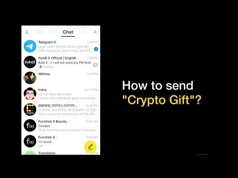 [XWallet Tutorial] How to send Crypto Gift to your Telegram contacts