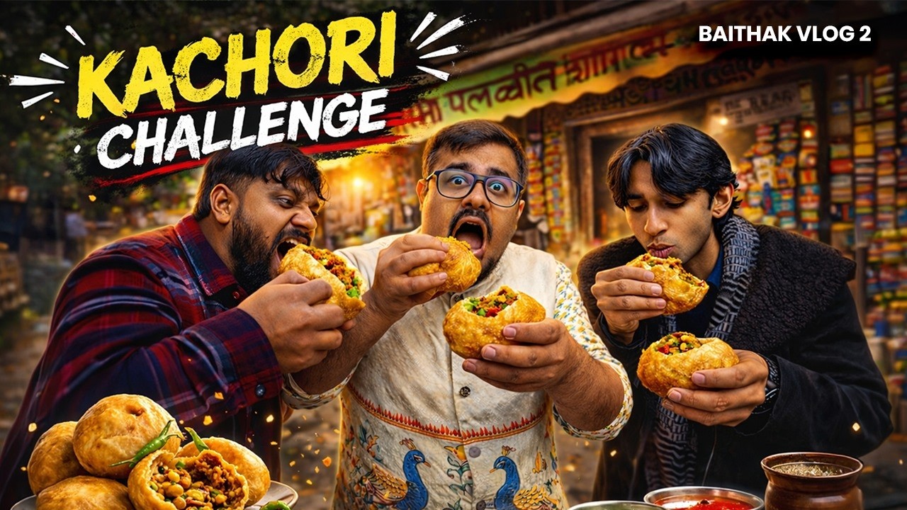 We Tried the Craziest Kachori Challenge? 🤯 | Mathura - Pilibheet Baithak Vlog 2
