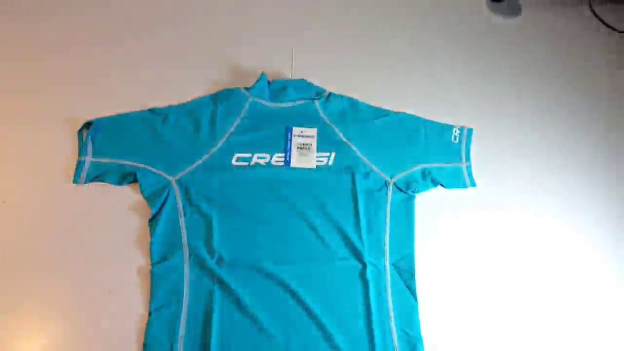 Maglia Protettiva Cressi Maniche Corte - Tessuto Elastico UV/UPF 50+ Per Nuoto E Sport Acquatici - Foto 12