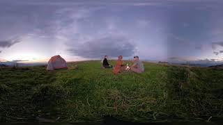Celebrity Sunset at Max Patch 360 time-lapse Profile