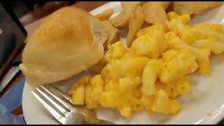 Ronald reviews food from Golden Corral