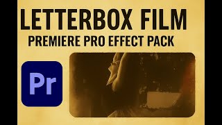 Vintage Letterbox Film Frame Effect 🎞️ | 8 Cinematic LUTs + 4K Retro Template for Premiere Pro