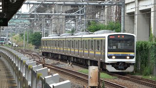 2022/06/23 【OM出場】 209系 C403編成 上中里駅 | JR East: 209 Series C403 Set after Maintenance at Kami-Nakazato