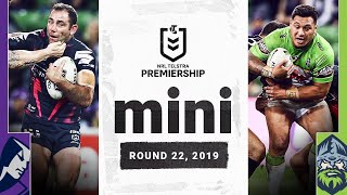 Comeback of epic proportions | Storm v Raiders Match Mini | Round 22, 2019 | NRL