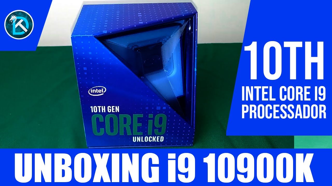 Processador Intel Core i9 10900k (Unboxing) - YouTube