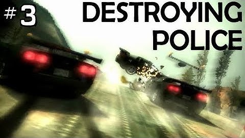 NFS Most Wanted 2005 Destroying Police Like a BOSS Part 3