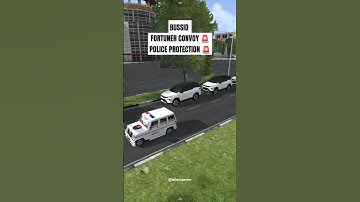 Fortuner Convoy BUSSID 🚨 #shorts #bussid #fortuner