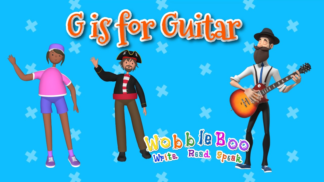 G is for Guitar | Phonics Song for Toddlers 🎸
