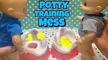How do you make a baby alive potty?