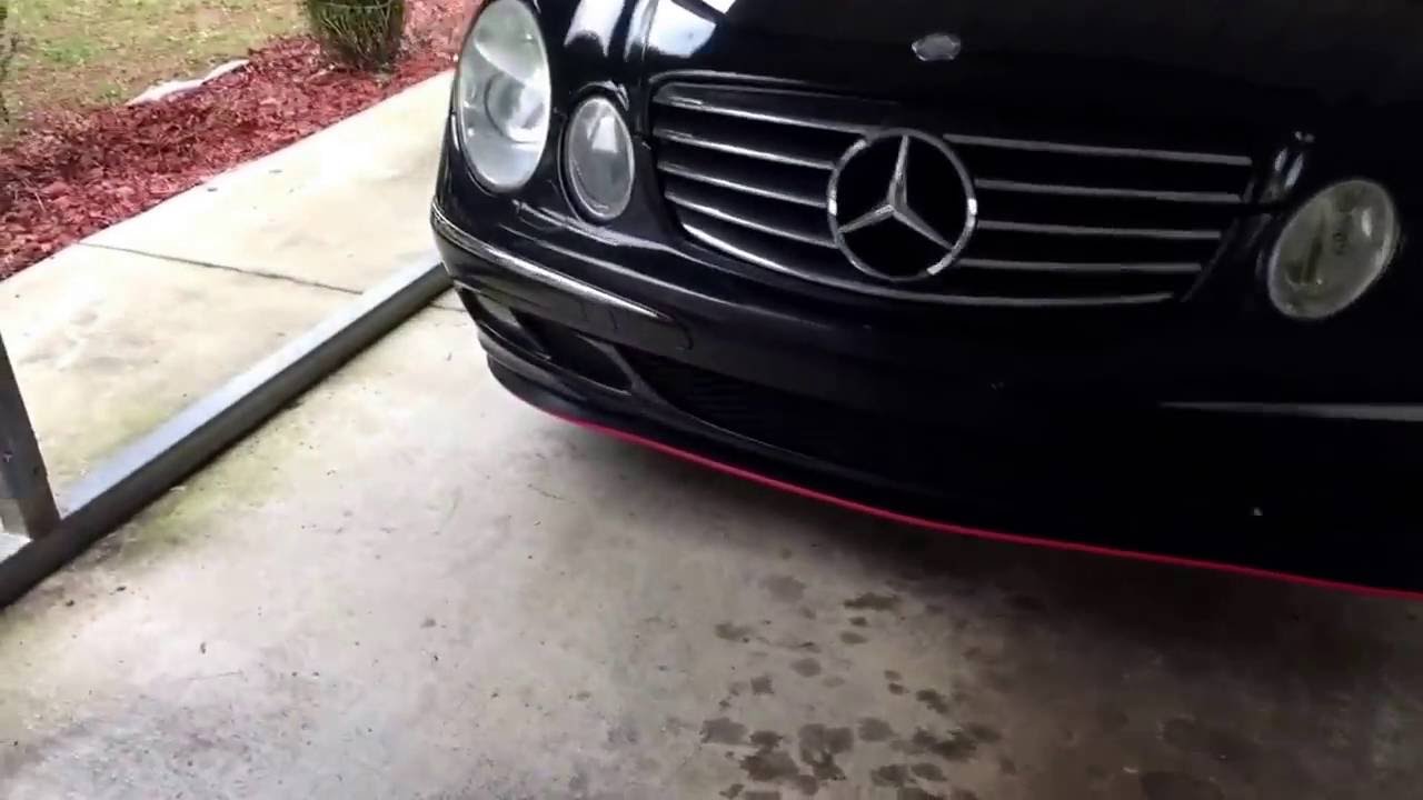Mercedes Benz lip install YouTube