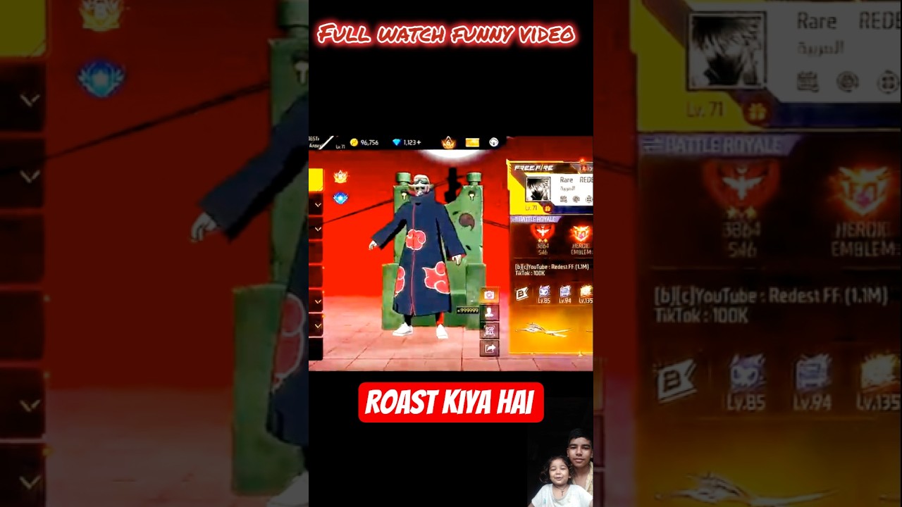 Redest FF Ka Asli Chehra! 😂 Facecam Roast | Free Fire Exposed 🔥