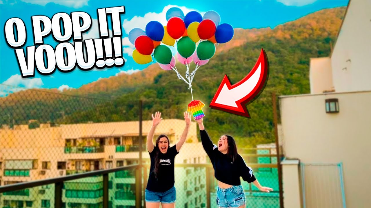 SOLTAMOS FIDGET TOYS com  BALÕES de GÁS HÉLIO