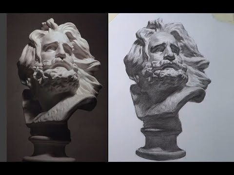 Video: How To Draw A Plaster Head