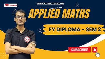 APPLIED MATHS (M2)  | Fy Diploma - K-scheme | VIMP SESSION | Nilesh Sir
