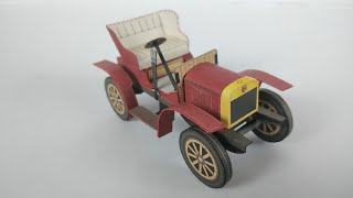 Laurin & Klement Voiturette A / ABC [PAPER MODEL 1:32]