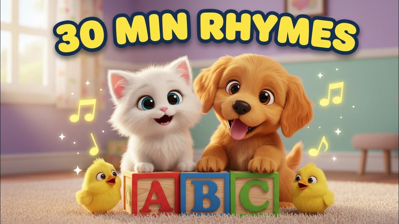 30-Minute Nursery Rhymes Compilation | Kids Songs, Baby Songs & Poems