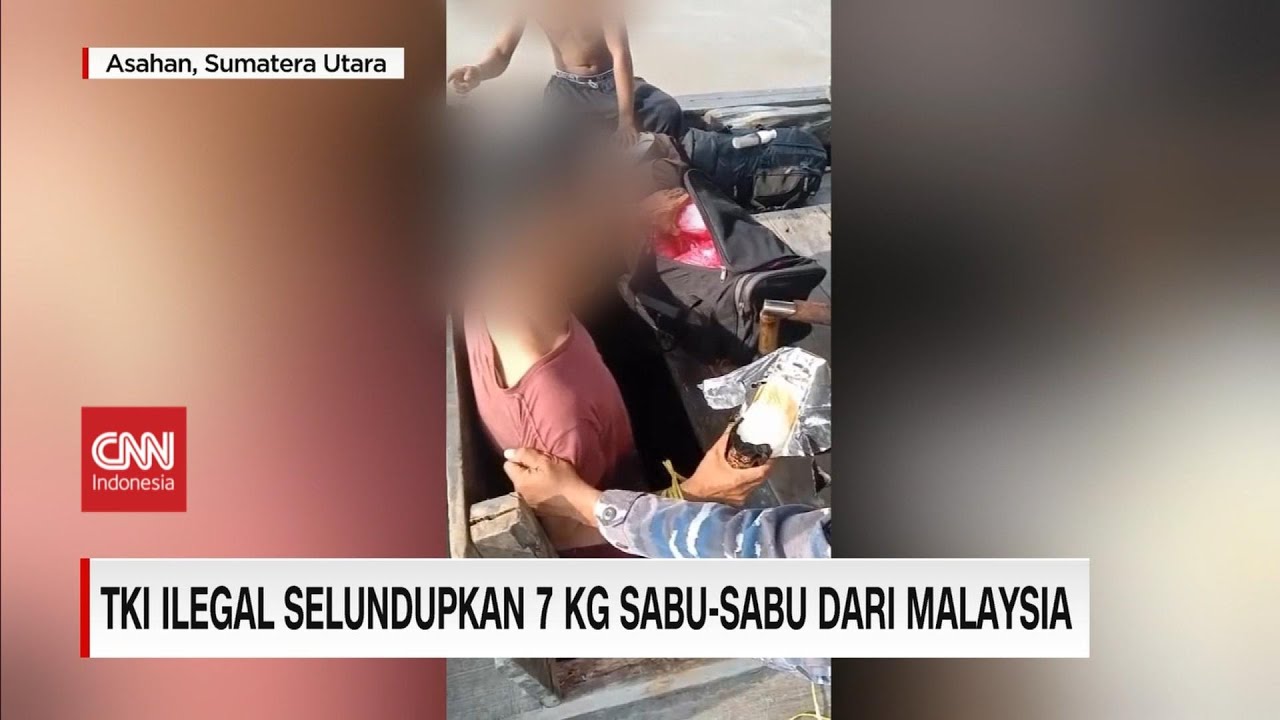TKI Ilegal Selundupkan 7 kg Sabu-sabu dari Malaysia
