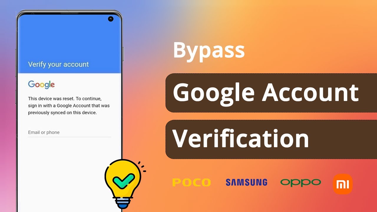 How to Bypass Google Account - TechWiser
