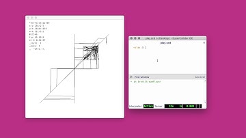 Sonification, oscilloscope, SuperCollider and openFrameworks