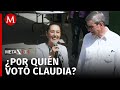 "Para la Presidencia, voté por Ifigenia Martínez", dice Claudia Sheinbaum