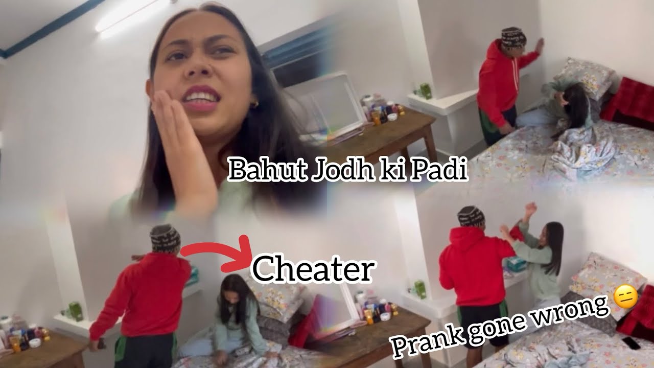 Cheating Prank On Husband// Prank Gone Wrong 😑 // ￼￼#@manishathapa9766