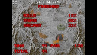 Beating the Doom 1 Par Times on Hurt Me Plenty: E2M3 (Refinery)