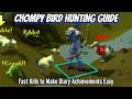 Chompy Bird Hunting Fast Kills To Make Diary Achievements Easy