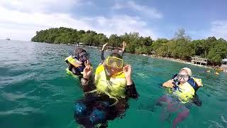 Wisata Sabang Pulou Yg Indah Alam Ny.laut Dengan Darat.