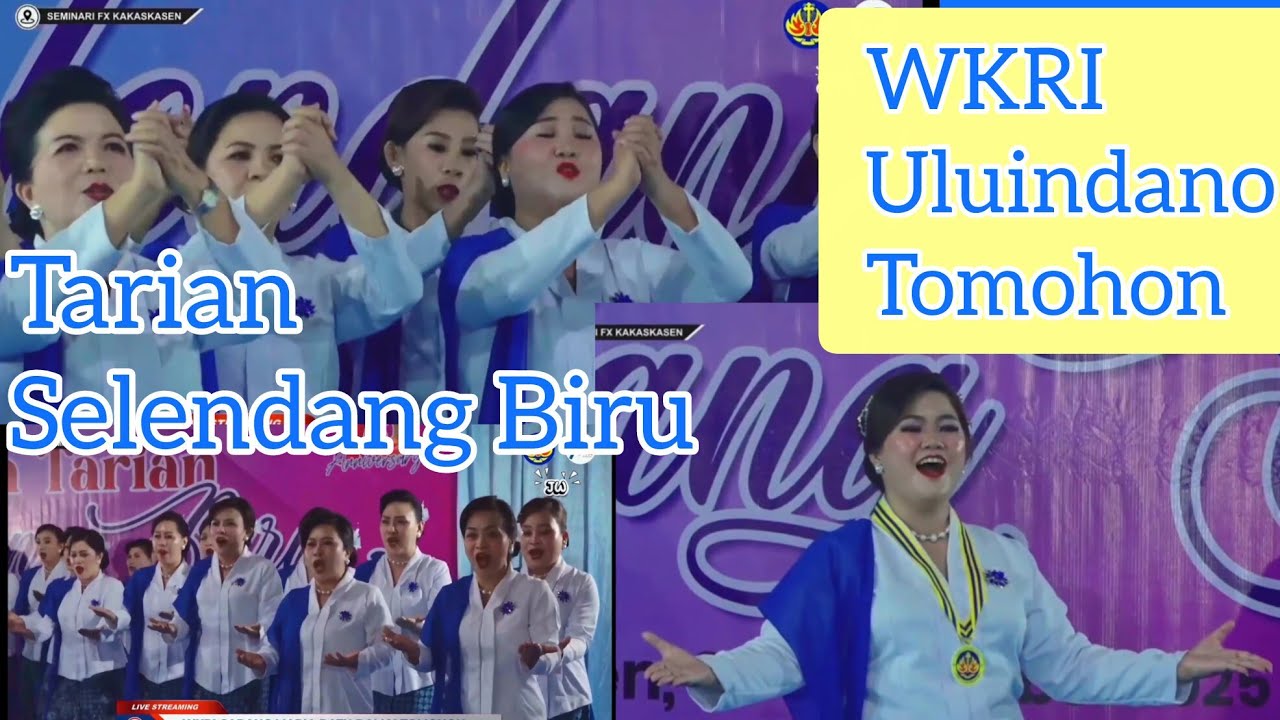 Juara I - Tarian Selendang Biru - WKRI Paroki Maria Ratu Damai Uluindanau - Tomohon
