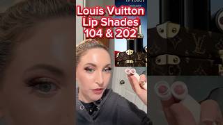 LV lip shades 104 & 202 #louisvuittonmakeup #louisvuittonlipstick #luxurybeauty #newmakeup #makeup