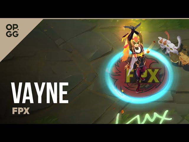 FPX Vayne Skin Spotlight - Pre-Release- League Of Legends
